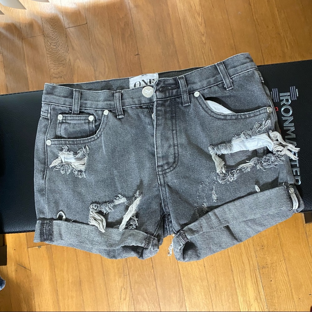 One Teaspoon Jean Shorts
